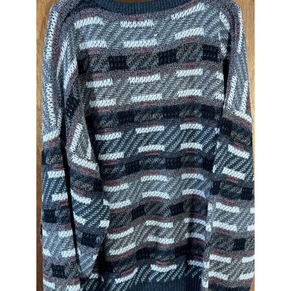 Vintage Jantzen Knit Geometric Crewneck Sweater Wool Men’s Size XXL USA - Picture 11 of 11